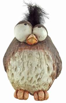 Spaßiger Vogel Fred ca. 35 cm - Dekofigur