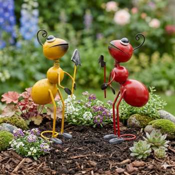 Belebe deinen Garten: Charmantes 2er-Set Gartenstecker 