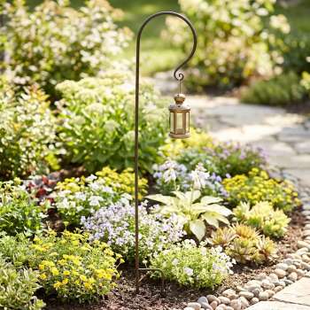 Eleganter Bischofsstab aus Metall – Stilvolle Aufhängung für Garten & Balkon