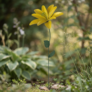 Bringen Sie Farbe in Ihr Paradies:  Metall-Gartenstecker 