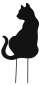Preview: 2er Set Bezaubernder Beetstecker Katze - Gartendekoration