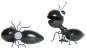 Preview: 2er Set Süße Magnet Ameisen schwarz ca. 9 cm - Dekofigur