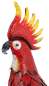 Preview: Atemberaubender Papagei rot ca. 43 cm - Dekofigur