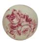 Preview: 4er Set Romantische Dekokugel Rose mini ca. 4 cm - Teichdekoration
