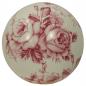 Preview: 4er Set Romantische Dekokugel Rose mittel ca. 8 cm - Teichdekoration