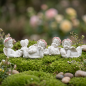 Preview: 4er Set Putzige Engel Rosenkranz ca. 4,5 cm - Dekoration