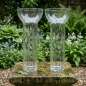 Preview: 2er Set Garten Ersatzglas Kelch für Regenmesser ca. Ø 4,5 cm x 17,5 cm