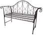 Preview: Elegante Gartenbank Eliza aus Metall – stilvoller Komfort für deinen Außenbereich