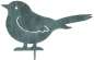 Preview: 2er Set Liebliche Gartenstecker Vogel - Gartendekoration