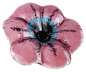 Preview: Zauberhafter Gartenstecker Glasblume rosa - ca. 100 cm - Gartendekoration
