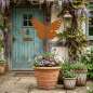 Preview: Wundervoller Gartenstecker Schmetterling Welcome