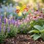 Preview: Fröhlicher, bunter Gartenstecker Blume Sunshine ca. 130 cm - Gartendekoration