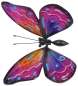 Preview: 3er Set Farbenfrohe Gartenstecker Schmetterlinge Achat ca. 55 cm - Gartendekoration