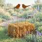 Preview: 2er Set Liebliche Gartenstecker Vogel - Gartendekoration