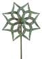 Preview: Charmantes Windrad mit antik grünem Rotor ca. 132 cm - Gartendekoration