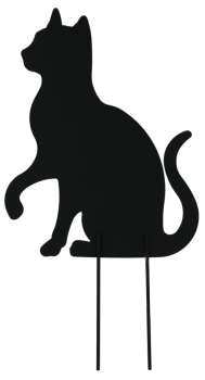 2er Set Bezaubernder Beetstecker Katze - Gartendekoration