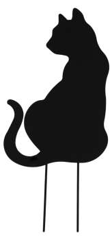 2er Set Bezaubernder Beetstecker Katze - Gartendekoration