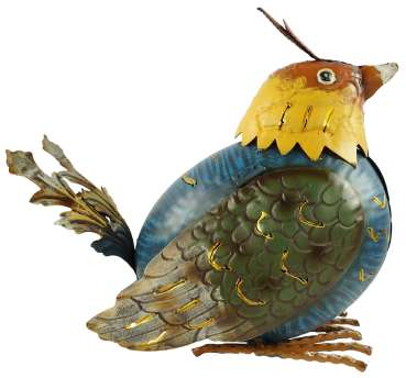 Entzückendes Windlicht Vogel ca. 30 cm - Dekofigur