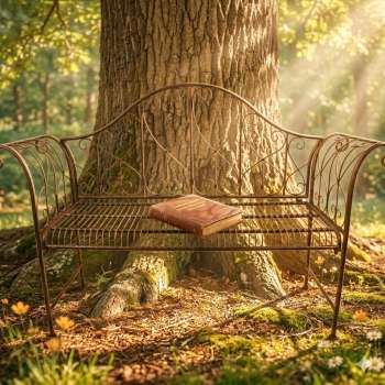 Elegante Gartenbank Eliza aus Metall – stilvoller Komfort für deinen Außenbereich