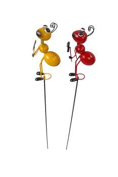 Preview: Belebe deinen Garten: Charmantes 2er-Set Gartenstecker 