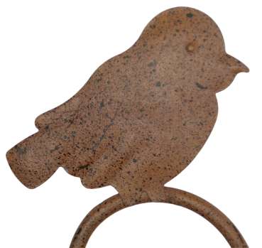 Schöner Regenmesser Blume und Vogel ca. 120 cm - Gartendekoration