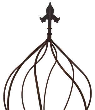 Preview: Rankhilfe in kunstvoller Zwiebelform