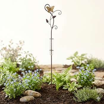 Wunderschöner Regenmesser Flora ca. 125 cm - Gartendekoration