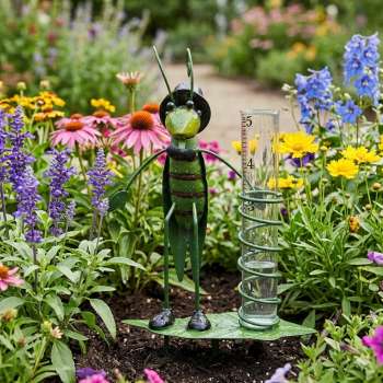 Entzückender Regenmesser Grashüpfer - Höhe ca. 90 cm