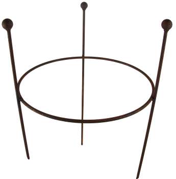 Preview: Staudenring in Rostoptik – natürliche Eleganz für Ihr Gartenbeet