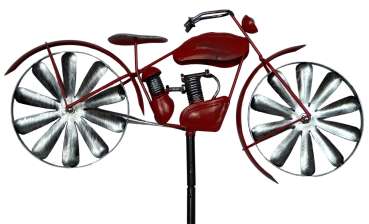 Außergewöhnliches Windrad Motorrad ca. 130 cm - Gartendekoration