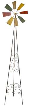 Wunderschönes mediterranes Windrad groß in mallorquinischem Stil ca. 170 cm - Windspiel