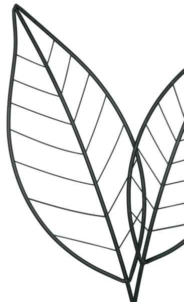 Wunderschönes Rankgitter Blattduo ca. 70 cm - Gartendekoration