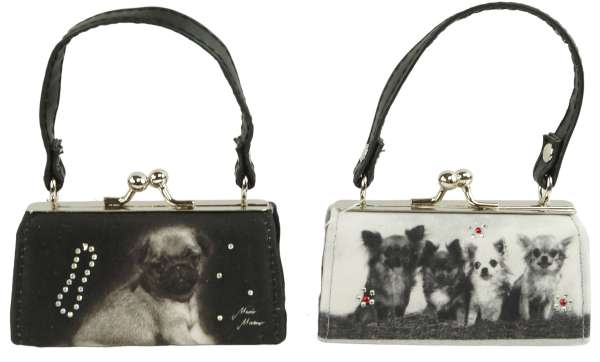 2er Set Liebliche Geldtasche Hund