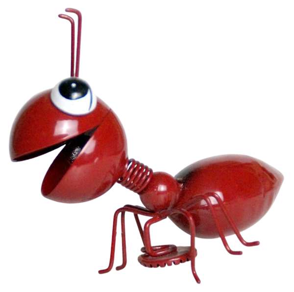 2er Set Süße Magnet Ameisen rot ca. 9 cm - Dekofigur