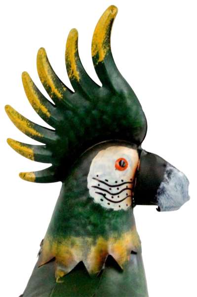 Atemberaubender Papagei grün ca. 48 cm - Dekofigur