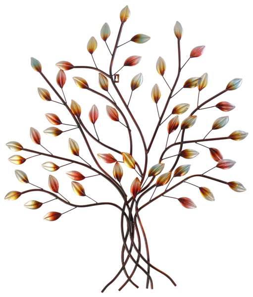 Atemberaubendes Wandbild Baum aus Metall - Dekoration