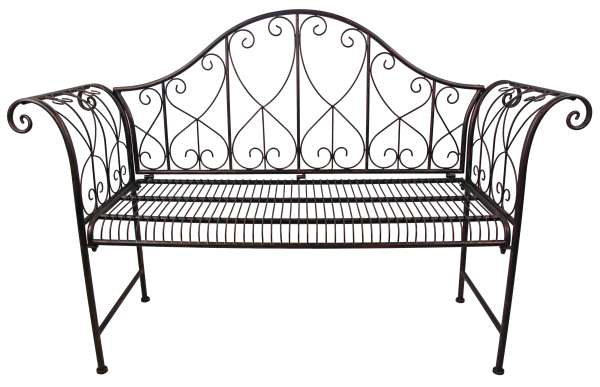 Elegante Gartenbank Eliza aus Metall – stilvoller Komfort für deinen Außenbereich