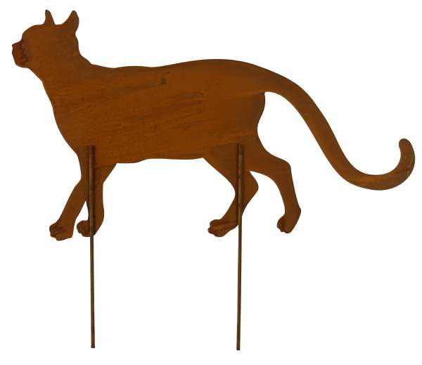 Beetstecker „Schleichende Katze“ – Ein lebendiger Akzent für Ihr Gartenparadies