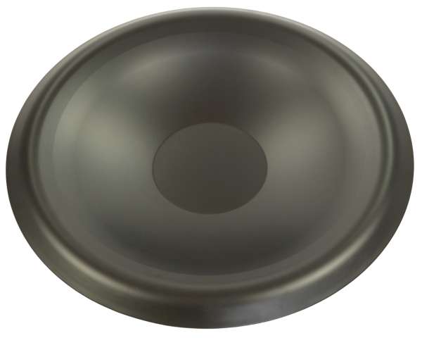 Pflanzschale schwarz aus Metall - Gartendekoration