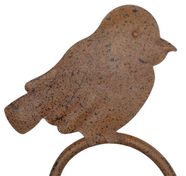 Schöner Regenmesser Blume und Vogel ca. 120 cm - Gartendekoration
