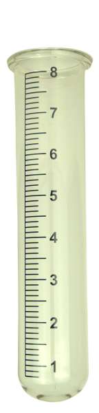 2er Set Garten Ersatzglas für Regenmesser ca. Ø 4,5 cm x 22 cm