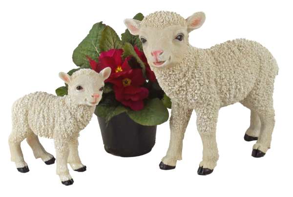 Dekoratives Lamm – Liebevolle Garten- und Wohnraumdekoration