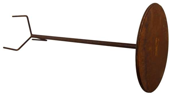 Steckbarer Gartentisch in rustikaler Rostoptik