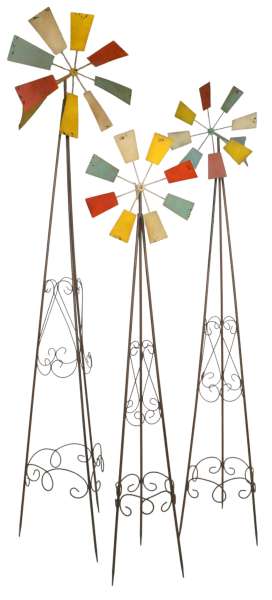 Wunderschönes mediterranes Windrad groß in mallorquinischem Stil ca. 170 cm - Windspiel