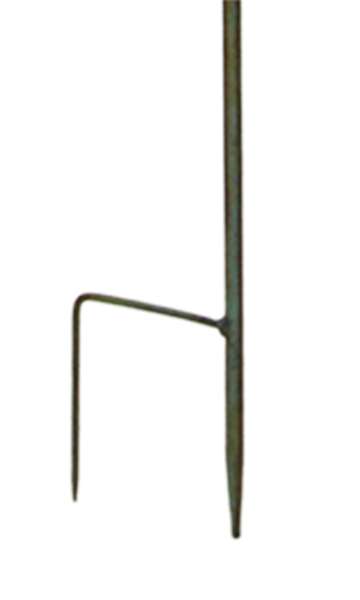 Charmantes Windrad mit antik grünem Rotor ca. 132 cm - Gartendekoration